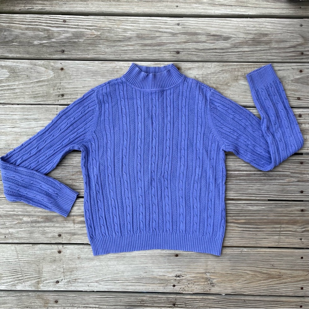 Studio Works Lavender Turtleneck Sweater